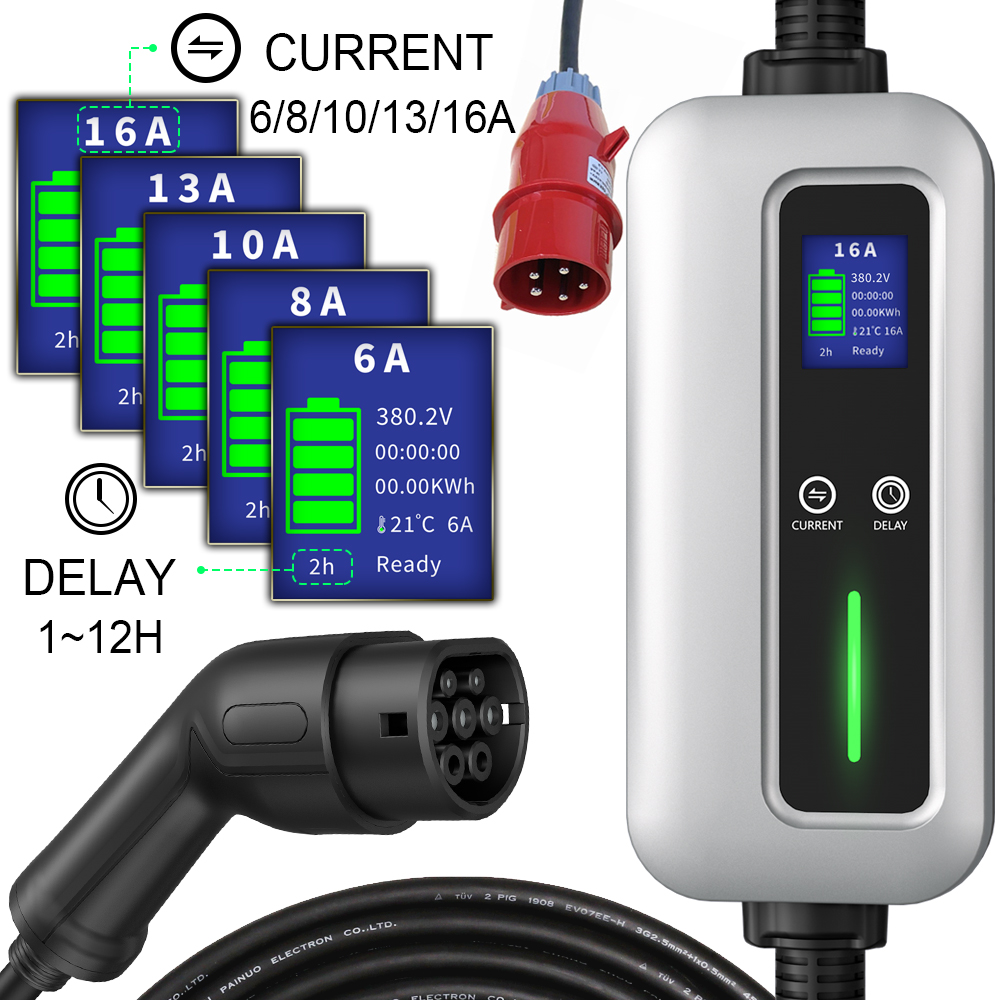 16A 11KW EV 充電器