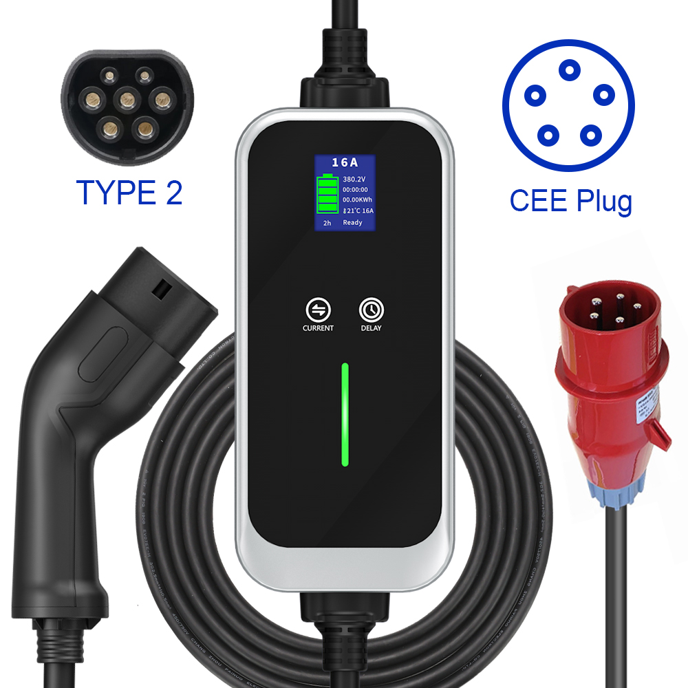 16A 3phase Portable EV Charger