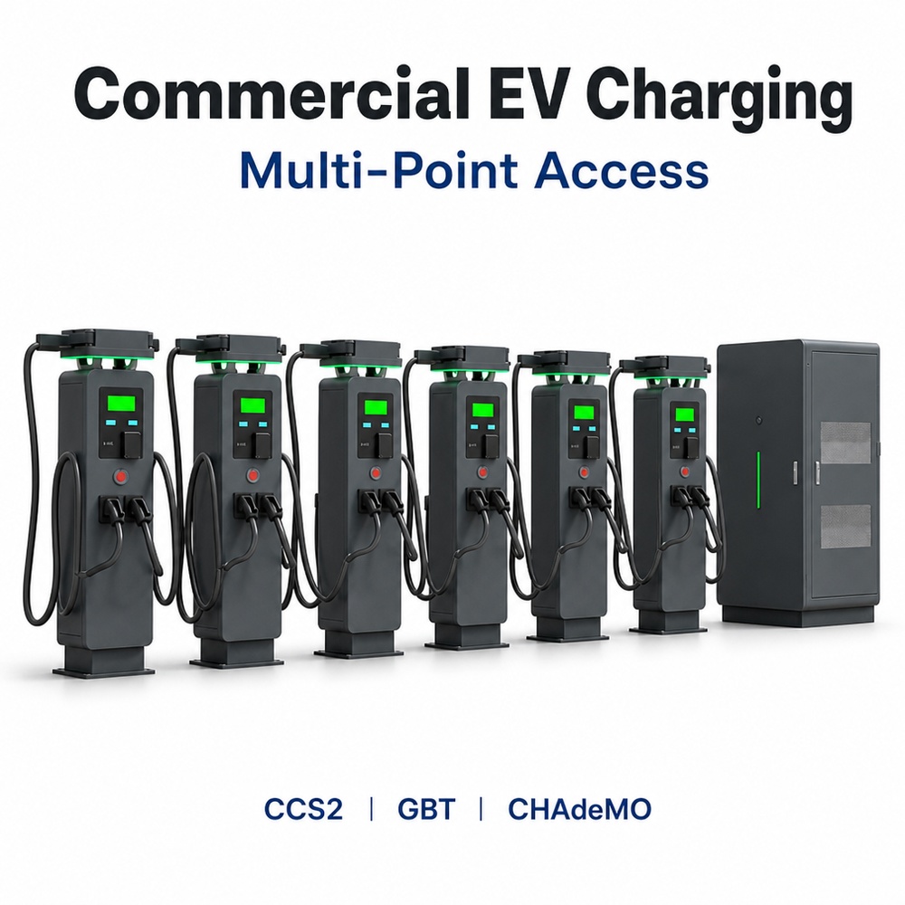MIDA 360kW 480kW 600kW liquid-cooled split-type DC charging station holding full current in pit heat at a mining fleet charging bay