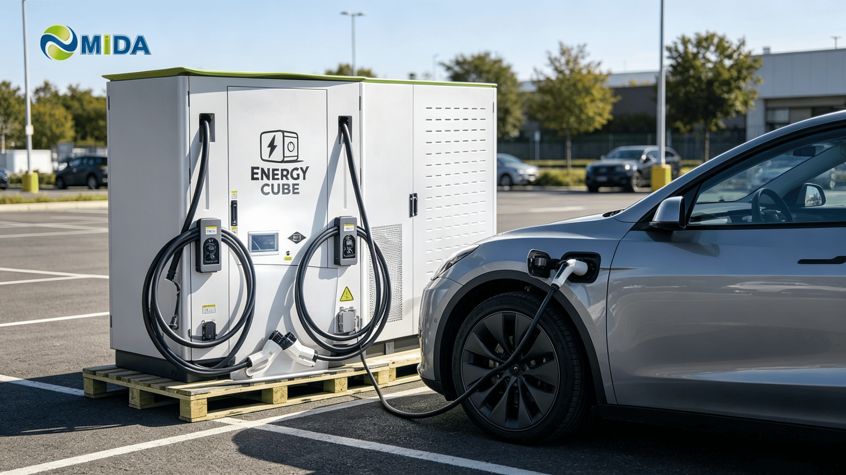 DC coupled energy storage charging system for public EV infrastructure