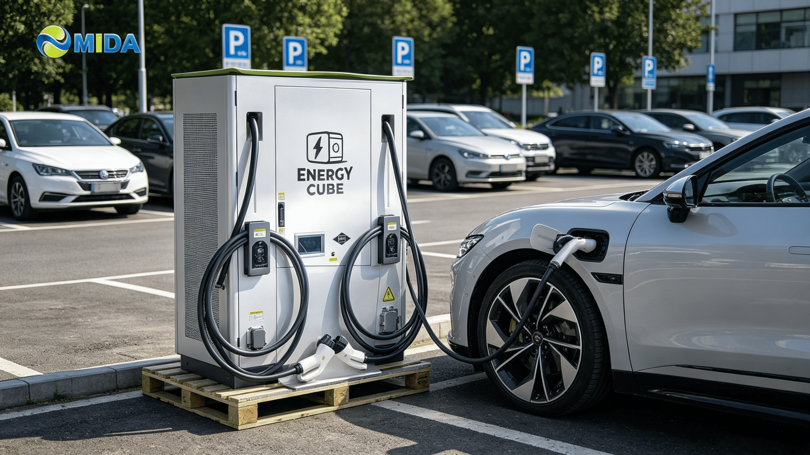 Rapid deployment BESS charger for highway and fleet charging networks