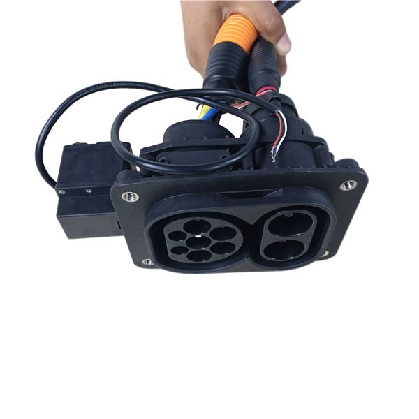 China DC 125A 150A 200A type 2 CCS Combo Inlet with 1M Cable factory ...