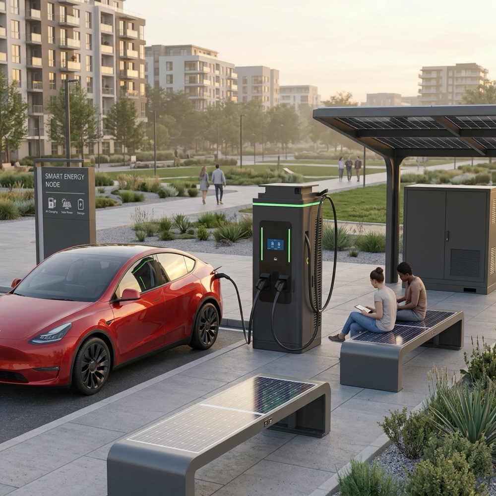 Fleet EV charging station from MIDA