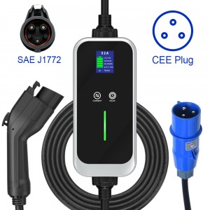 32A CEE EV Charger Seòrsa 2