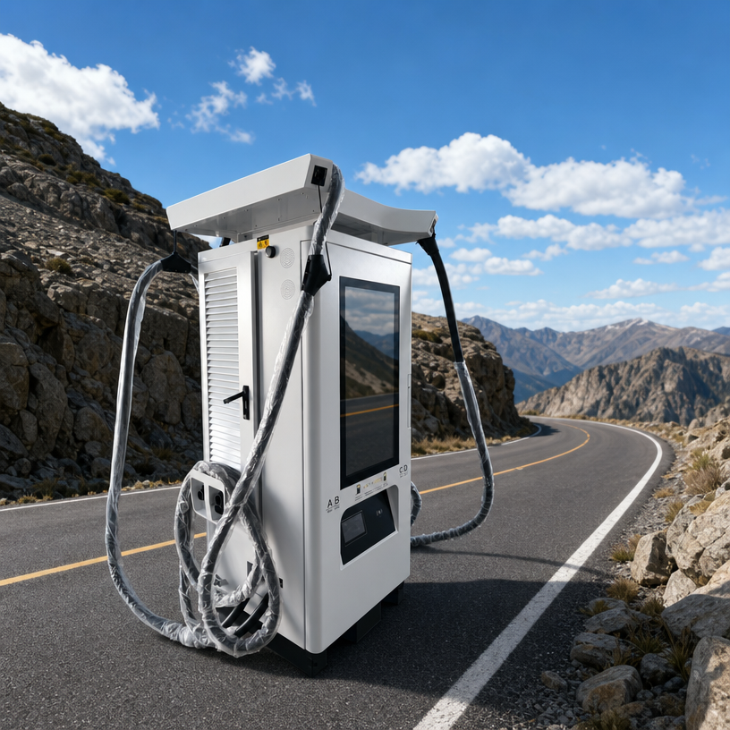 Industrial 480kW 360kW 240kW 4-Gun DC Charging Stack with Dynamic Load Balancing Technology