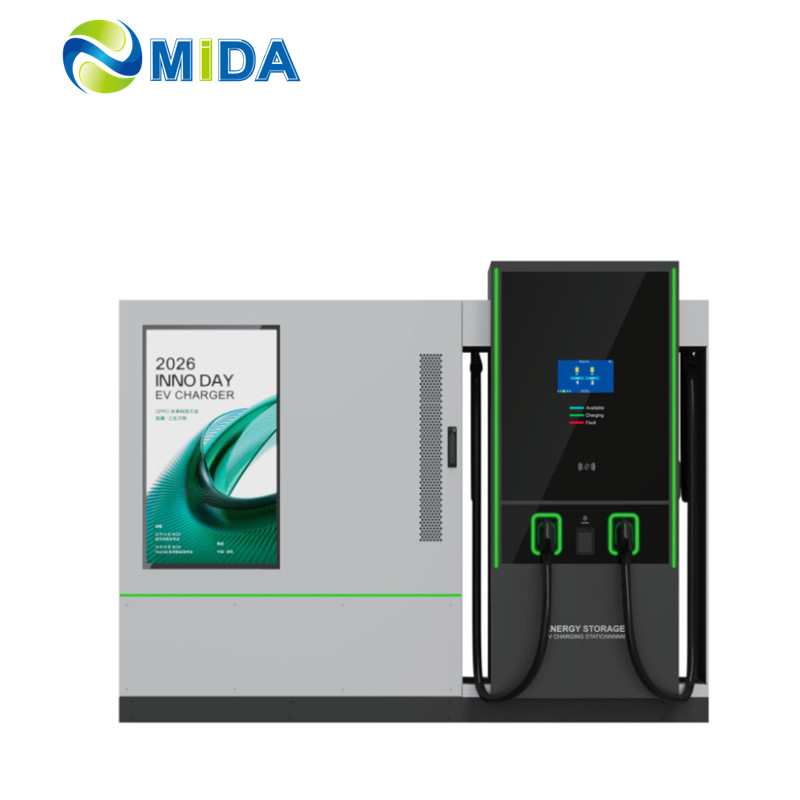 MIDA 120kWh 100kWh 65kWh Smart Movable BESS with Liquid Cooling Technology for Efficient EV Fast Charging Road Assistance installation