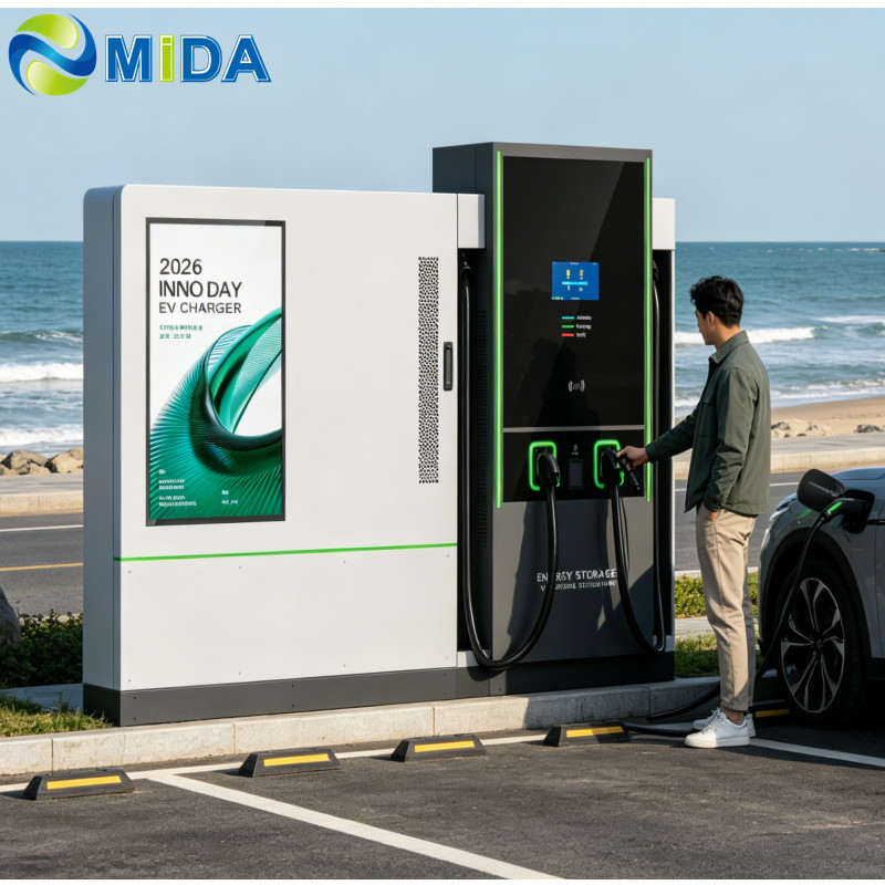 MIDA 240kWh 200kWh 100kWh High Density BESS with Movable Container Design for Rapid Deployment in Road Assistance