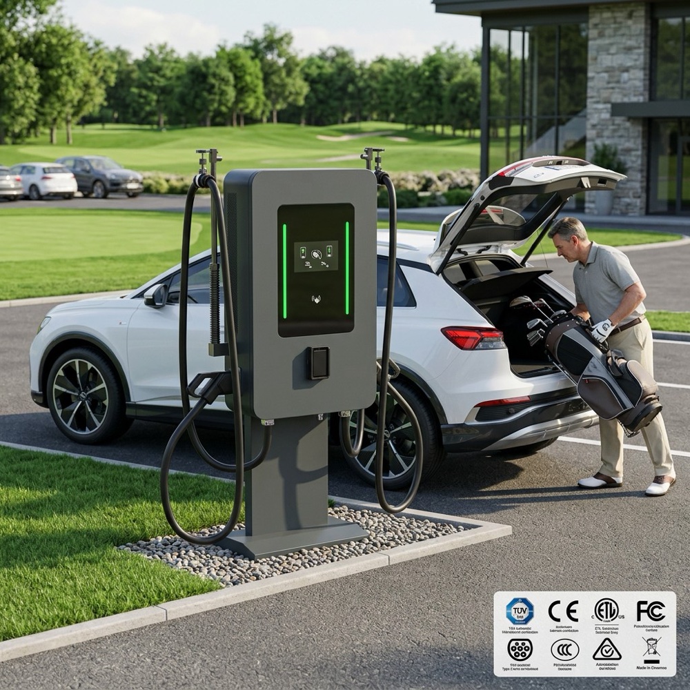 MIDA 80kW 60kW 40kW Wall-Mounted DC Charging Station for EV Hospitality Services installation