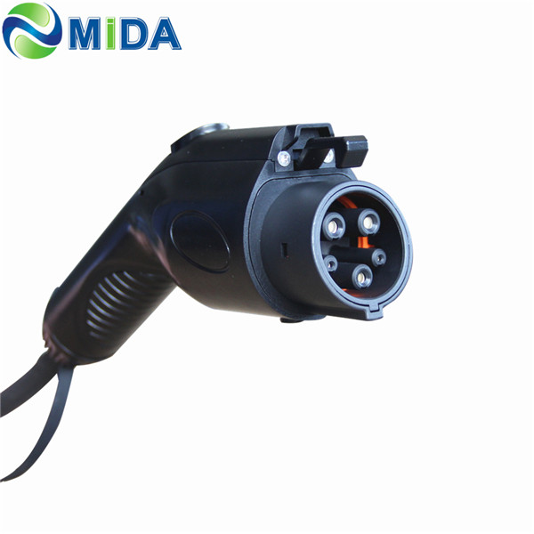 China USA 16A 32A SAE J1772 Connector Type1 Extension Cord EV Plug