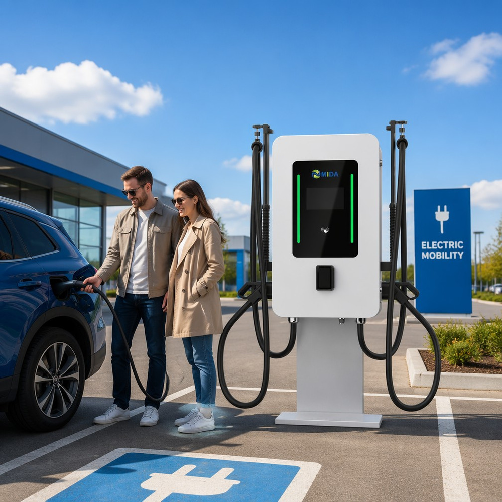 Advanced 40kW 60kW 80kW Wallbox DC Charging Station for Future-Ready EV Infrastructure installation