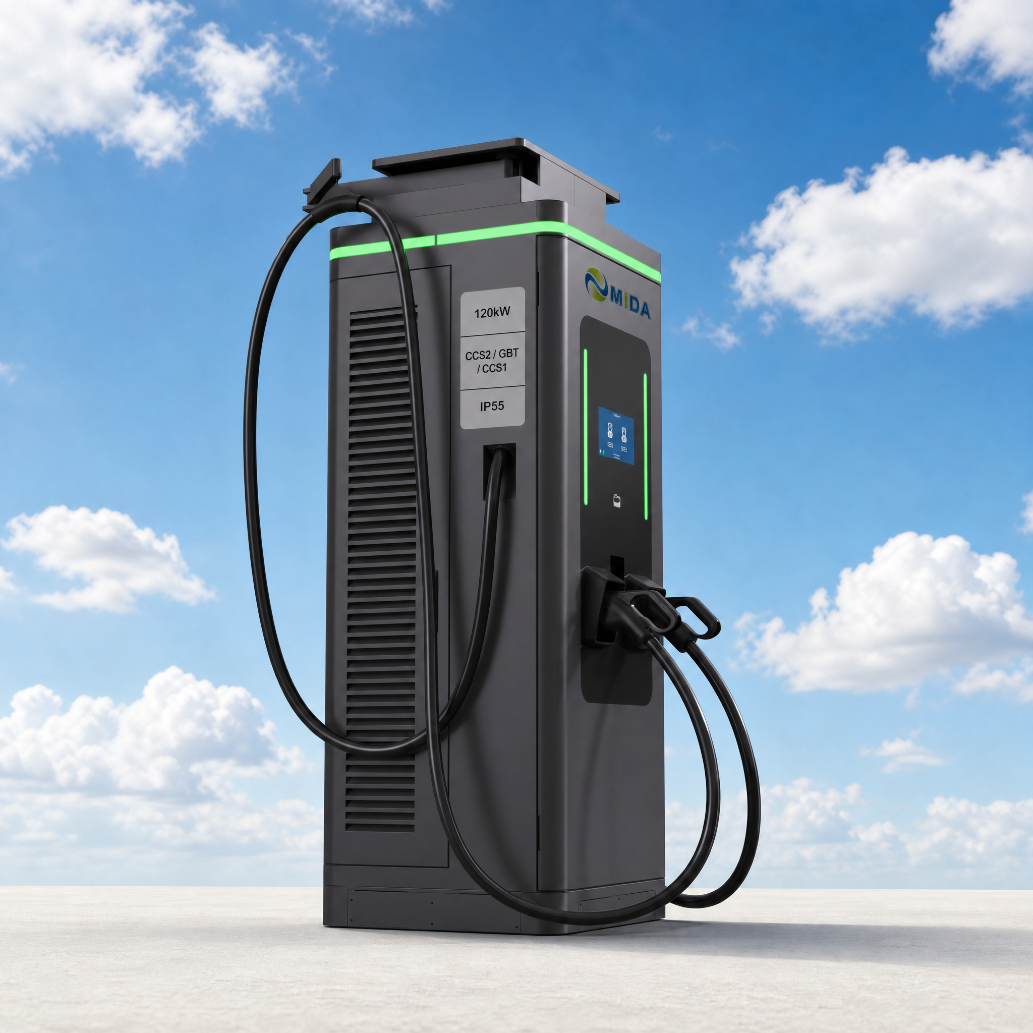 Reliable 160kw 240kw 360kw DC Fast Charging Station with Intelligent Power Allocation and Cloud Management