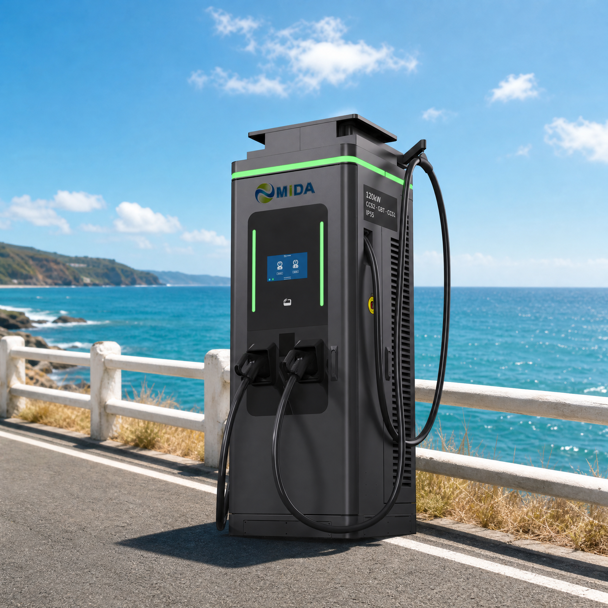 Versatile 160kw 320kw 400kw Multi-Standard DC Fast Charger for Multi-Brand Electric Vehicle Service Centers