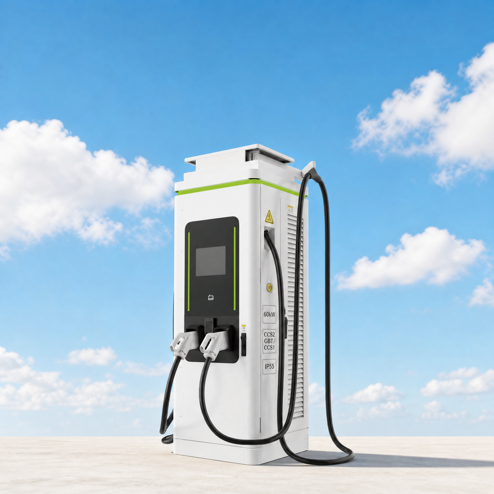 Commercial Grade 400kw 480kw 360kw Fast DC Charging Station with Dual Guns and Smart Management