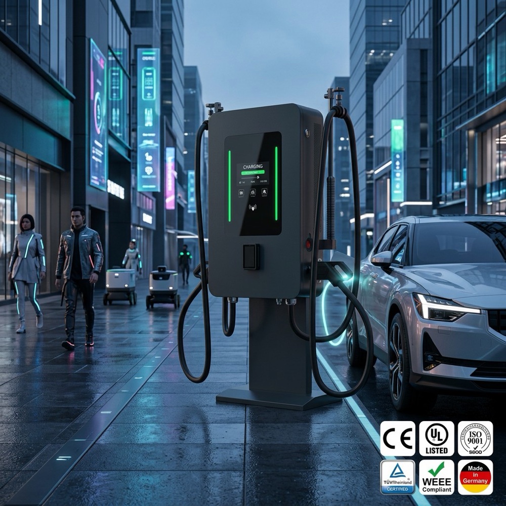 Smart 40kW 60kW 80kW Wallbox DC Charger with Dynamic Load Balancing Feature