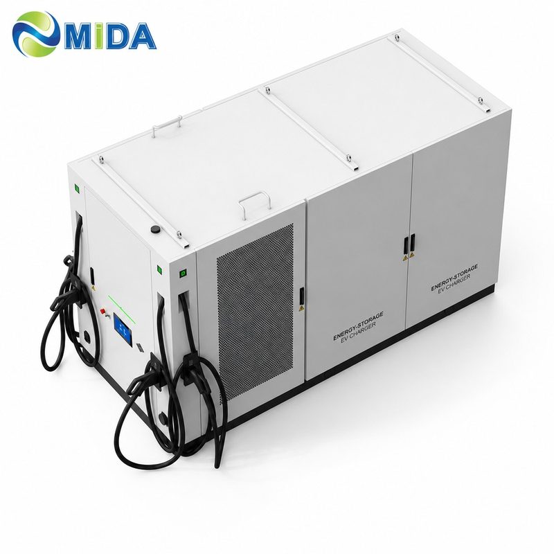 Portable energy storage DC charger for emergency EV charging