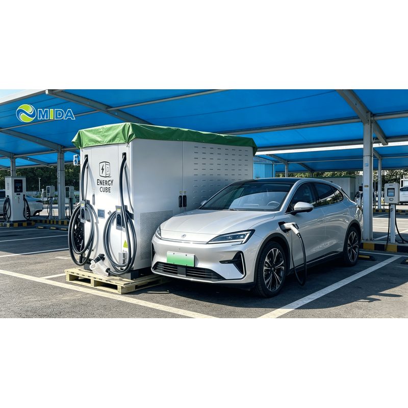 Scalable BESS DC charging station for high demand commercial operations