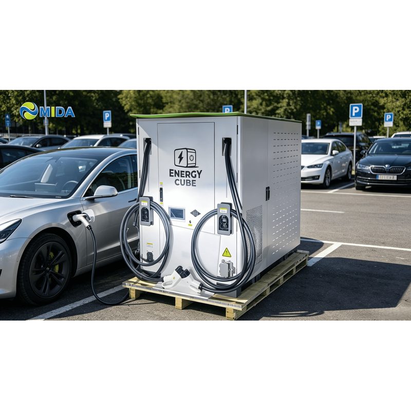 Battery integrated charging pile for smart charging networks