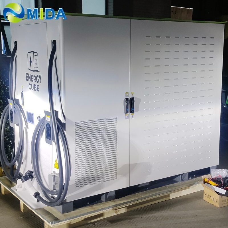 Battery powered DC fast charger for construction and mining fleets